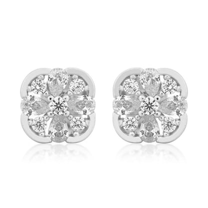 Crystal Wreath Studs