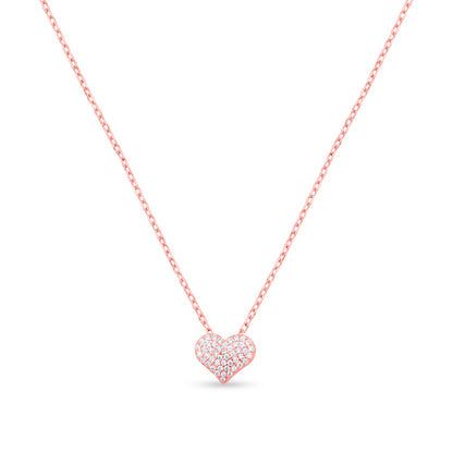Sparkle Heart Pendant Necklace