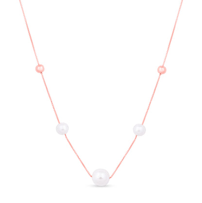 Floating Pearls Necklace
