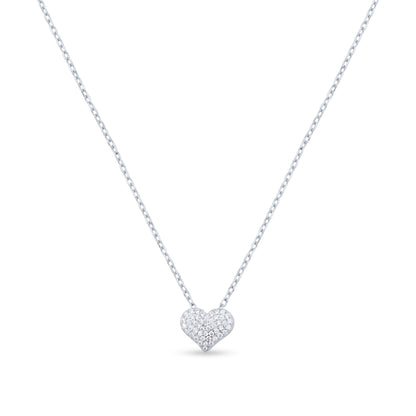 Sparkle Heart Pendant Necklace
