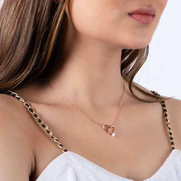 Colar Life Love Silver Necklace