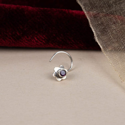 Grape Petal Nose Stud