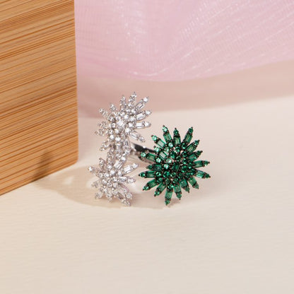 Blossom Emerald Ring