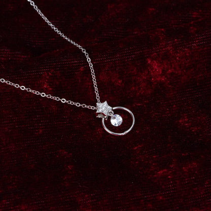 Stellar Sparkle Silver Pendant
