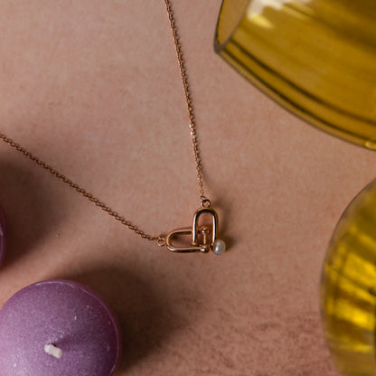 Colar Life Love Silver Necklace