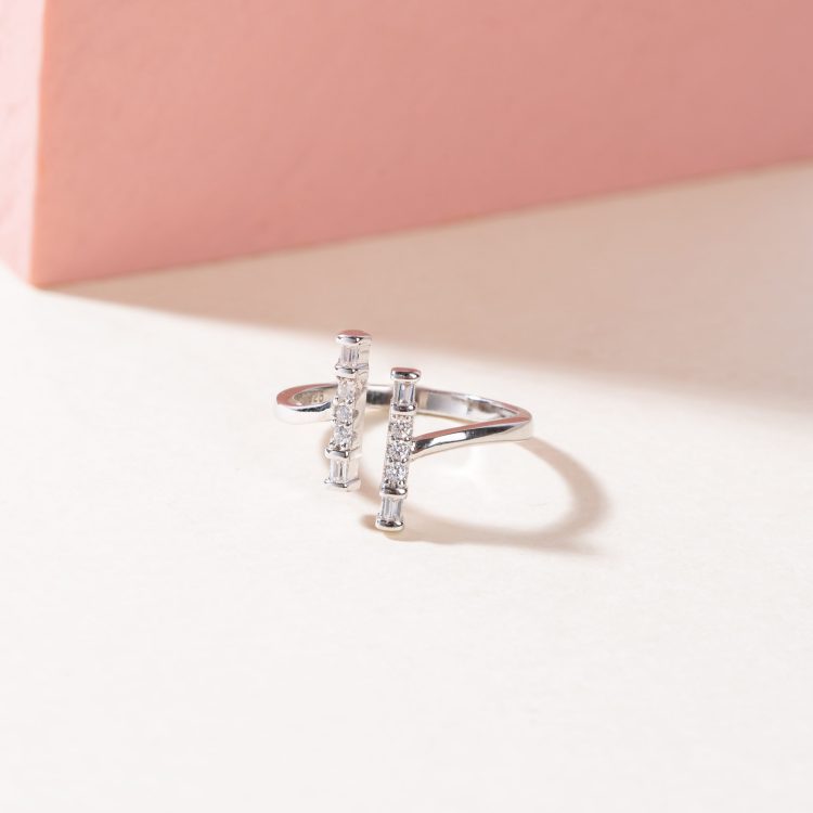 Spark Cuf Silver Ring