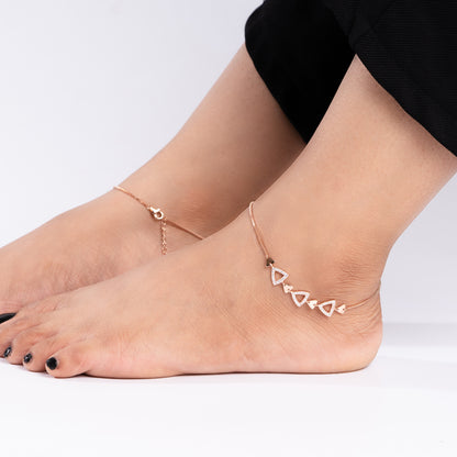 Rose Gold Pixie Anklet