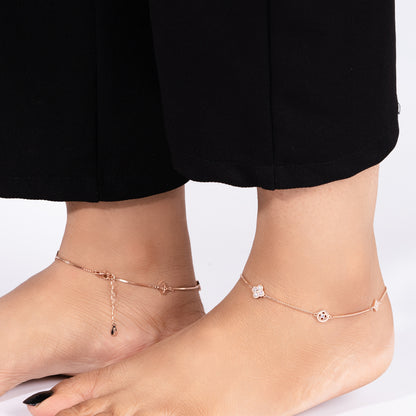 Rose Golden Hour Anklet