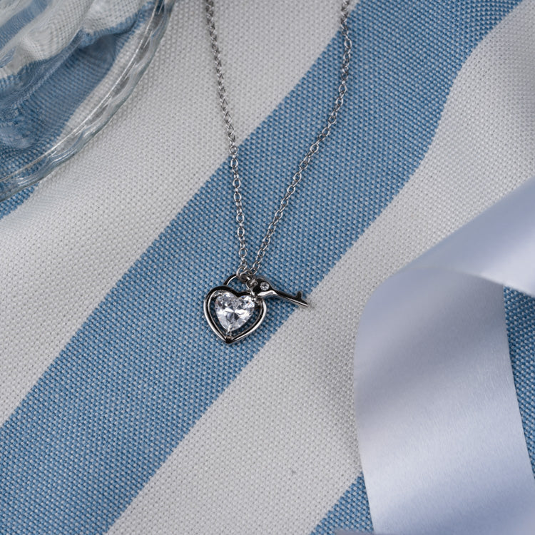 HeartLock & KeyDuo Pendant