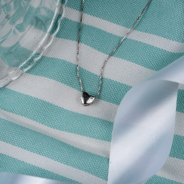 Silver Essence Heart Pendant