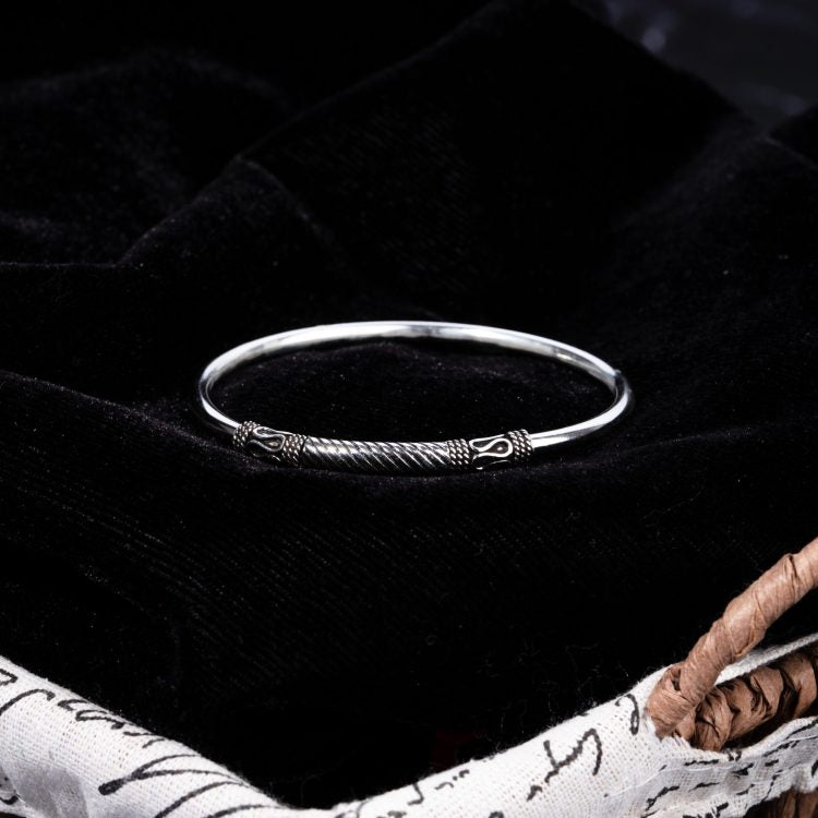 Twilight Serenity Sterling Bangle