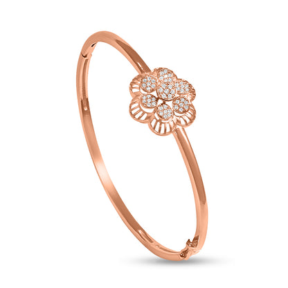 Rose Gold Mazzy Silver Bracelet