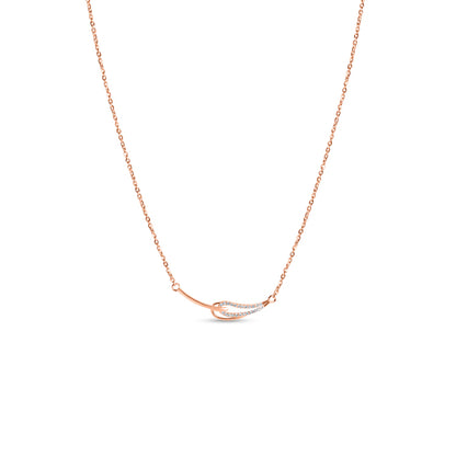 Pink hued necklace