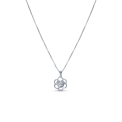Floral Cluster Pendant Necklace