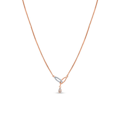Silver Leaflets Necklace