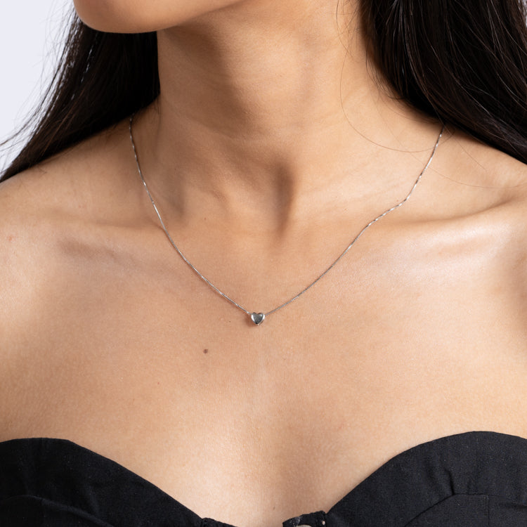 Silver Essence Heart Pendant