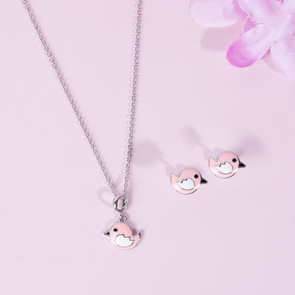 Silver Chirpy Charm Set