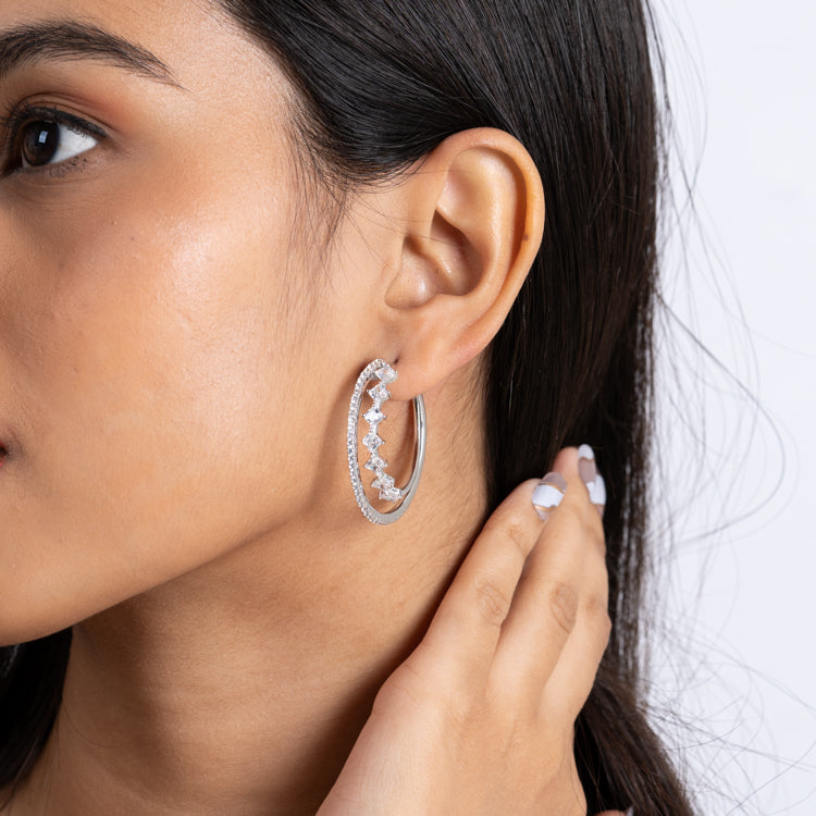 Serpentine Shine Hoops