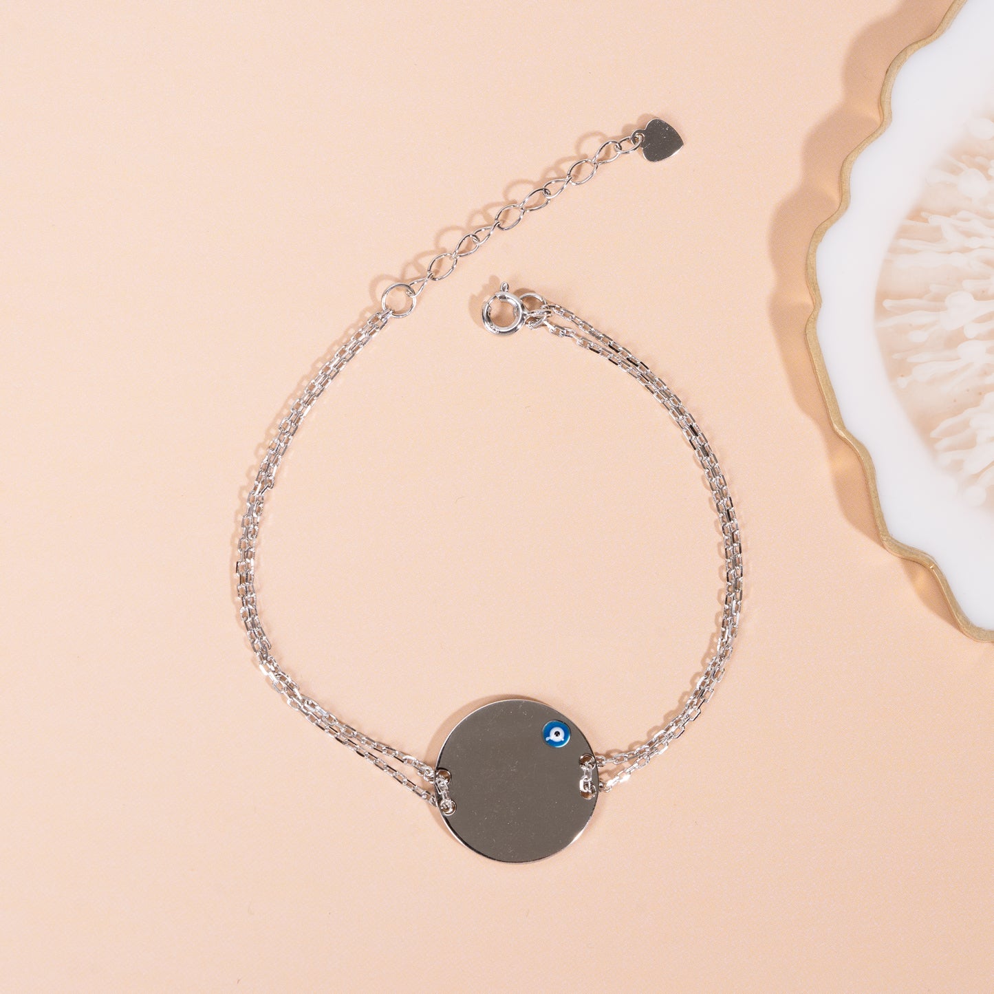 Guardian Gaze Silver Bracelet