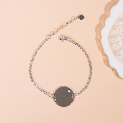 Guardian Gaze Silver Bracelet