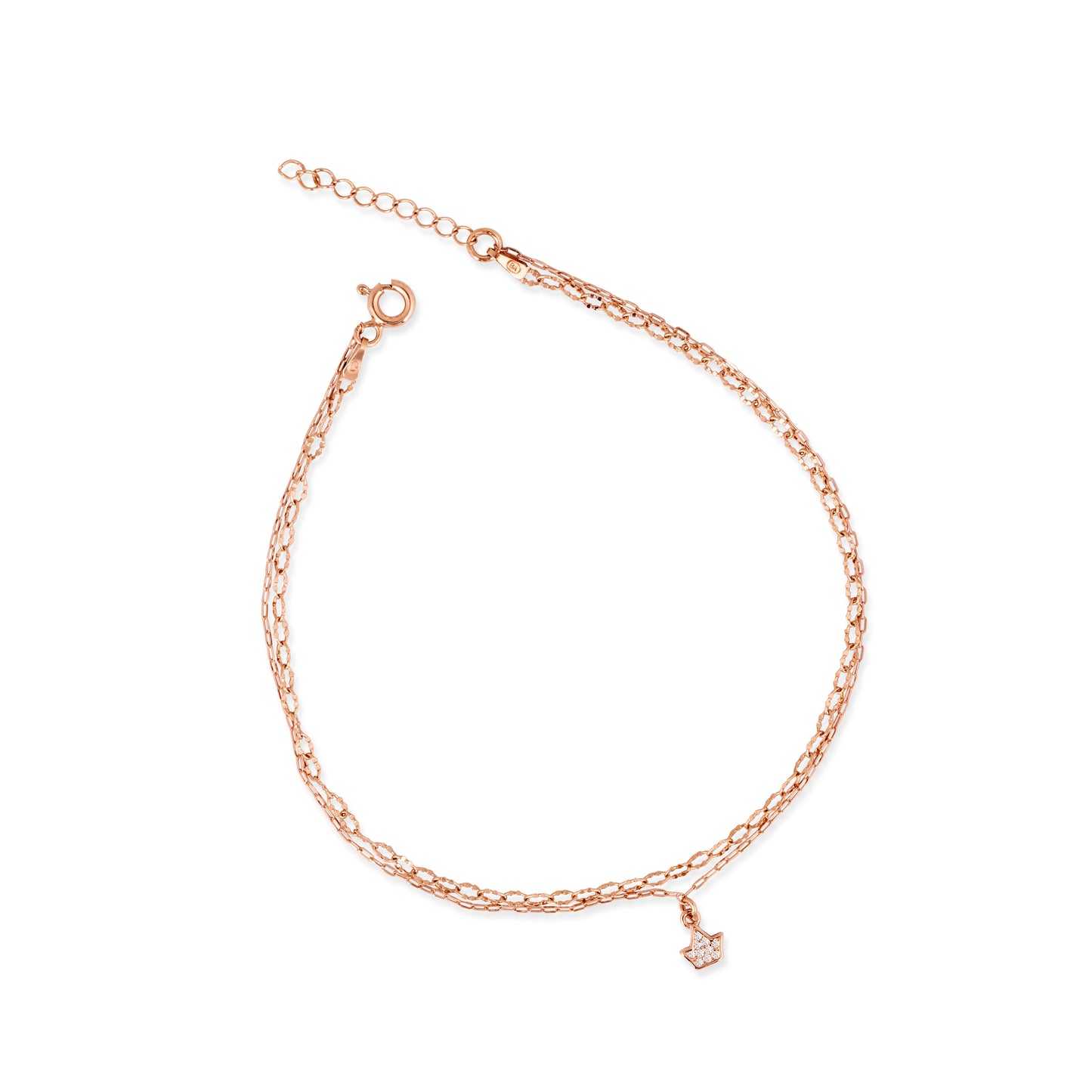 Crownlet Chain Anklet