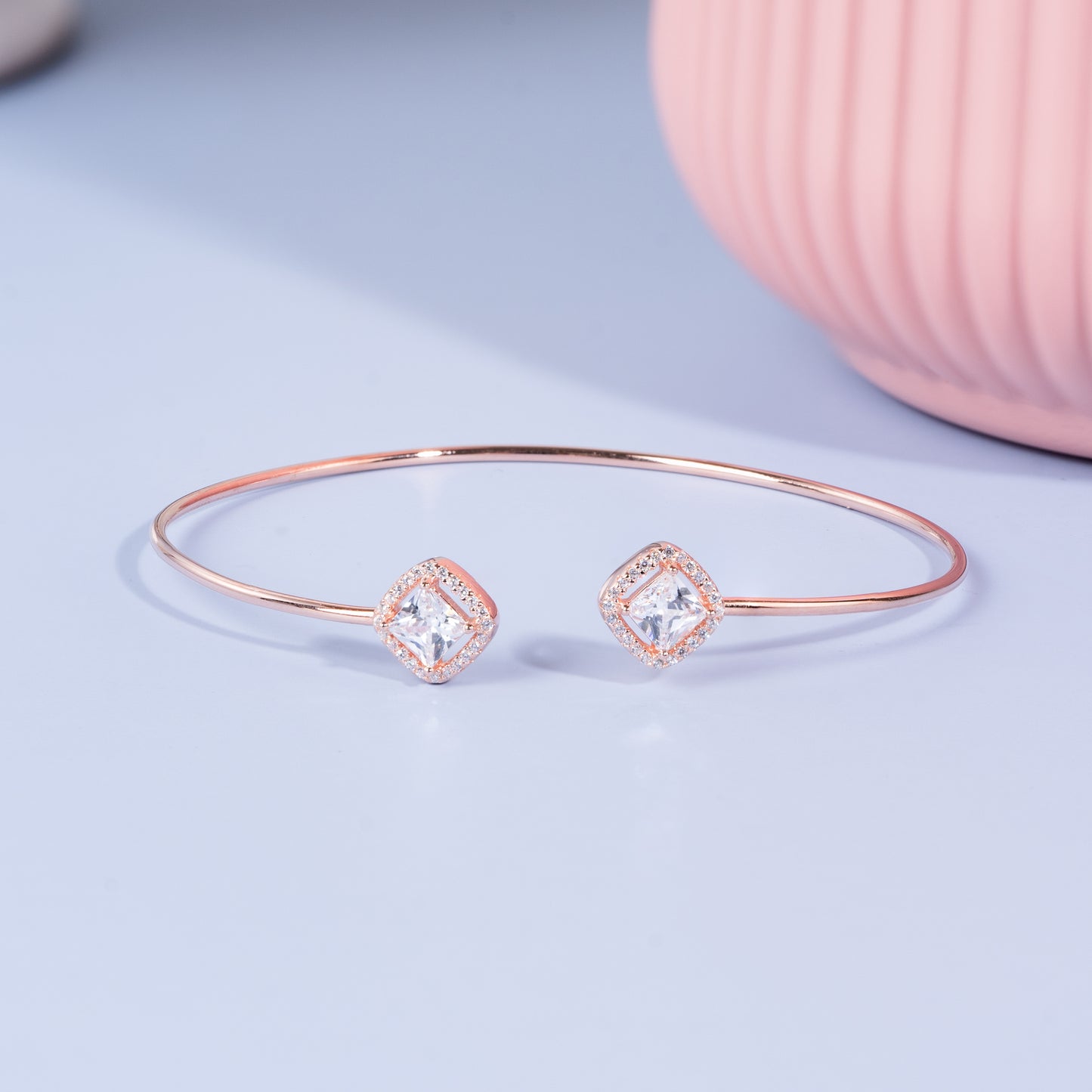 Twin Spark Bangle Bracelet
