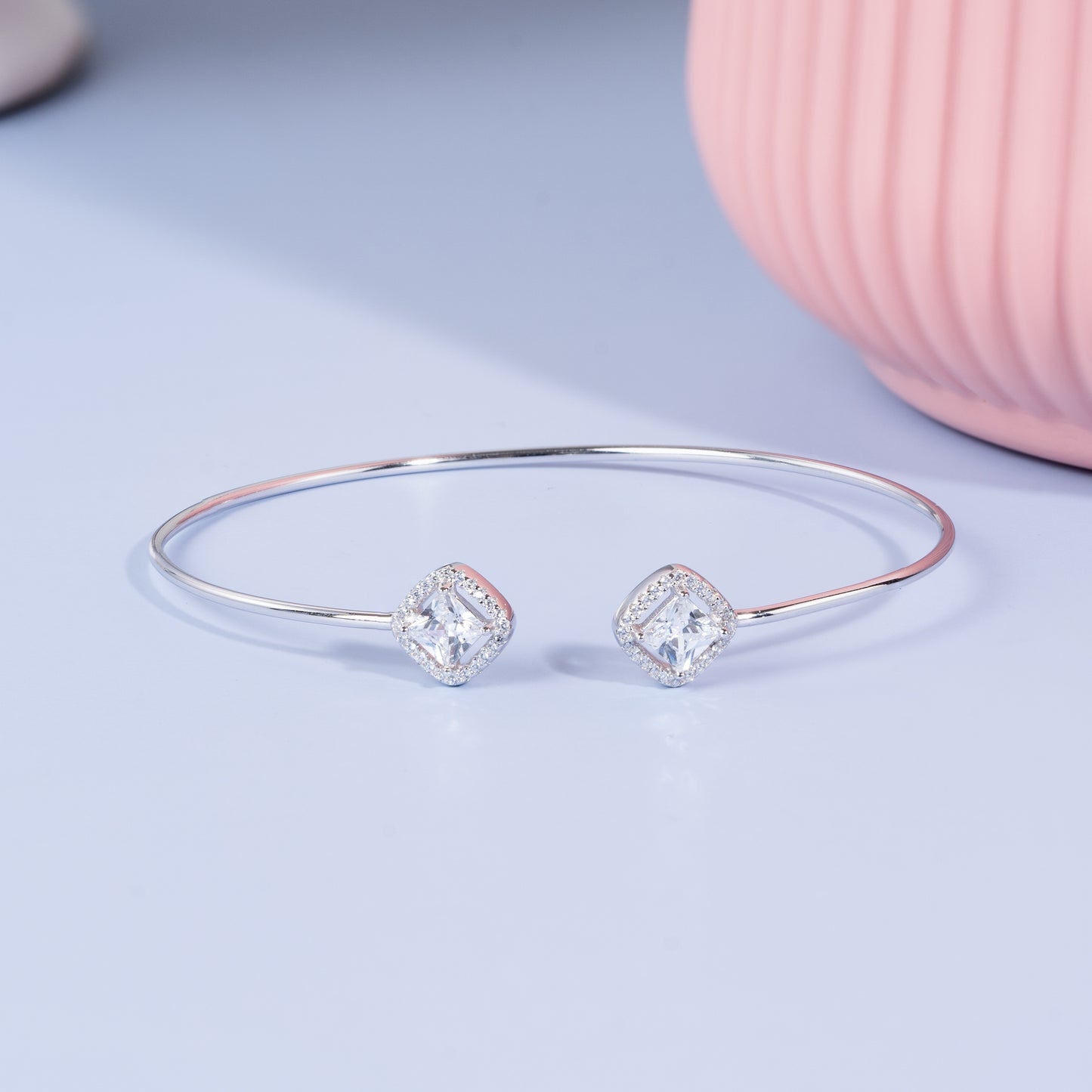 Twin Spark Bangle Bracelet