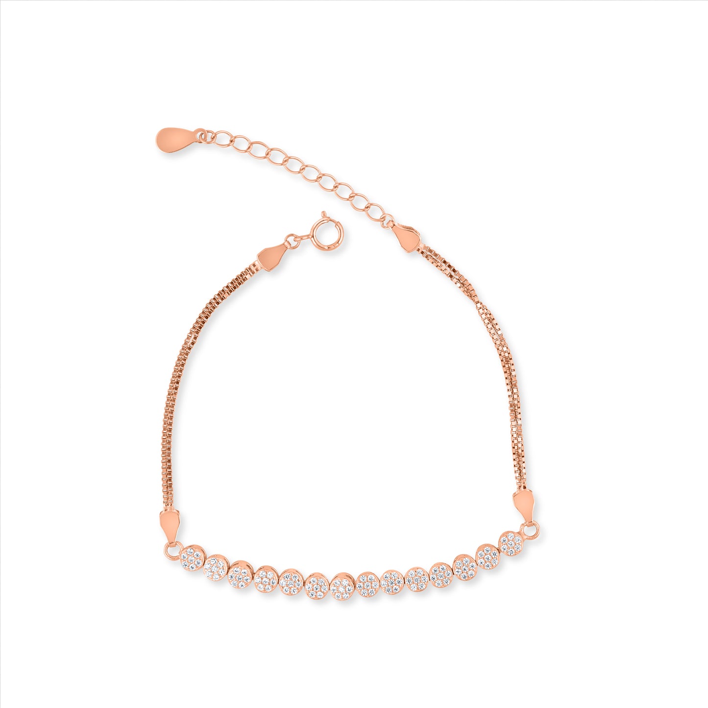 Luminous Cascade Bracelet