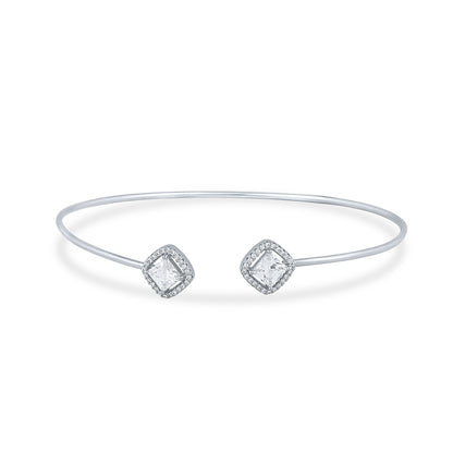 Twin Spark Bangle Bracelet