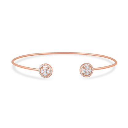 Silver Luminance Cuff Bracelet
