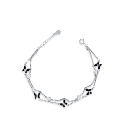 Noir Butterfly Bracelet