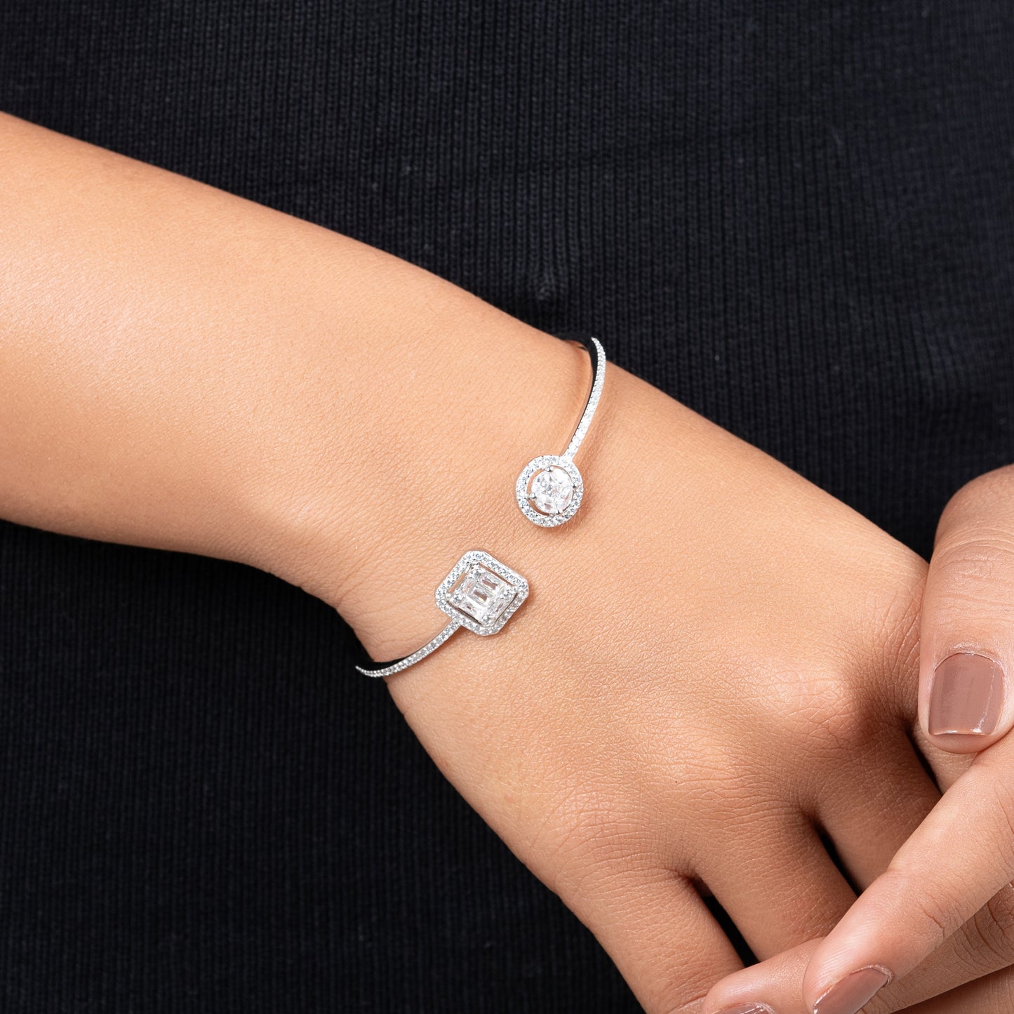 Dual Harmony Bangle Bracelet