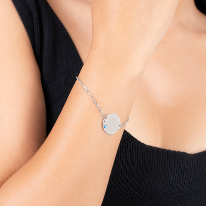 Guardian Gaze Silver Bracelet
