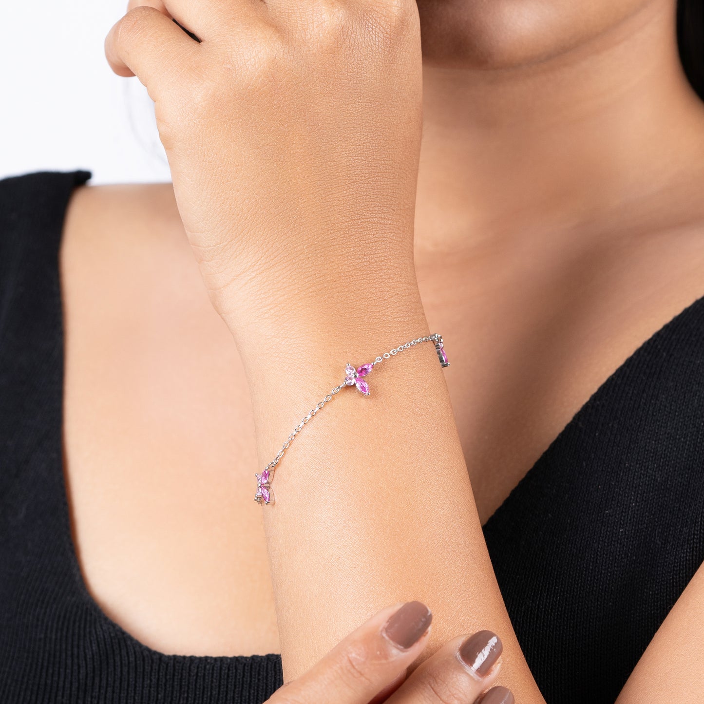 Rosy Bloom Bracelet