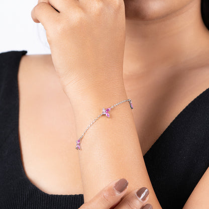 Rosy Bloom Bracelet