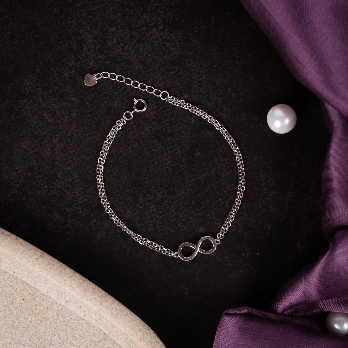 Everlasting Hope Silver Bracelet