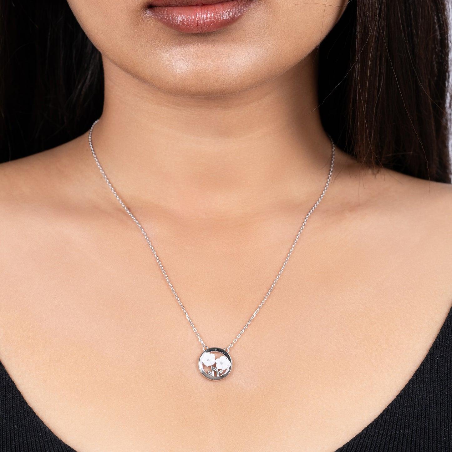 Floral Serenity Pendant