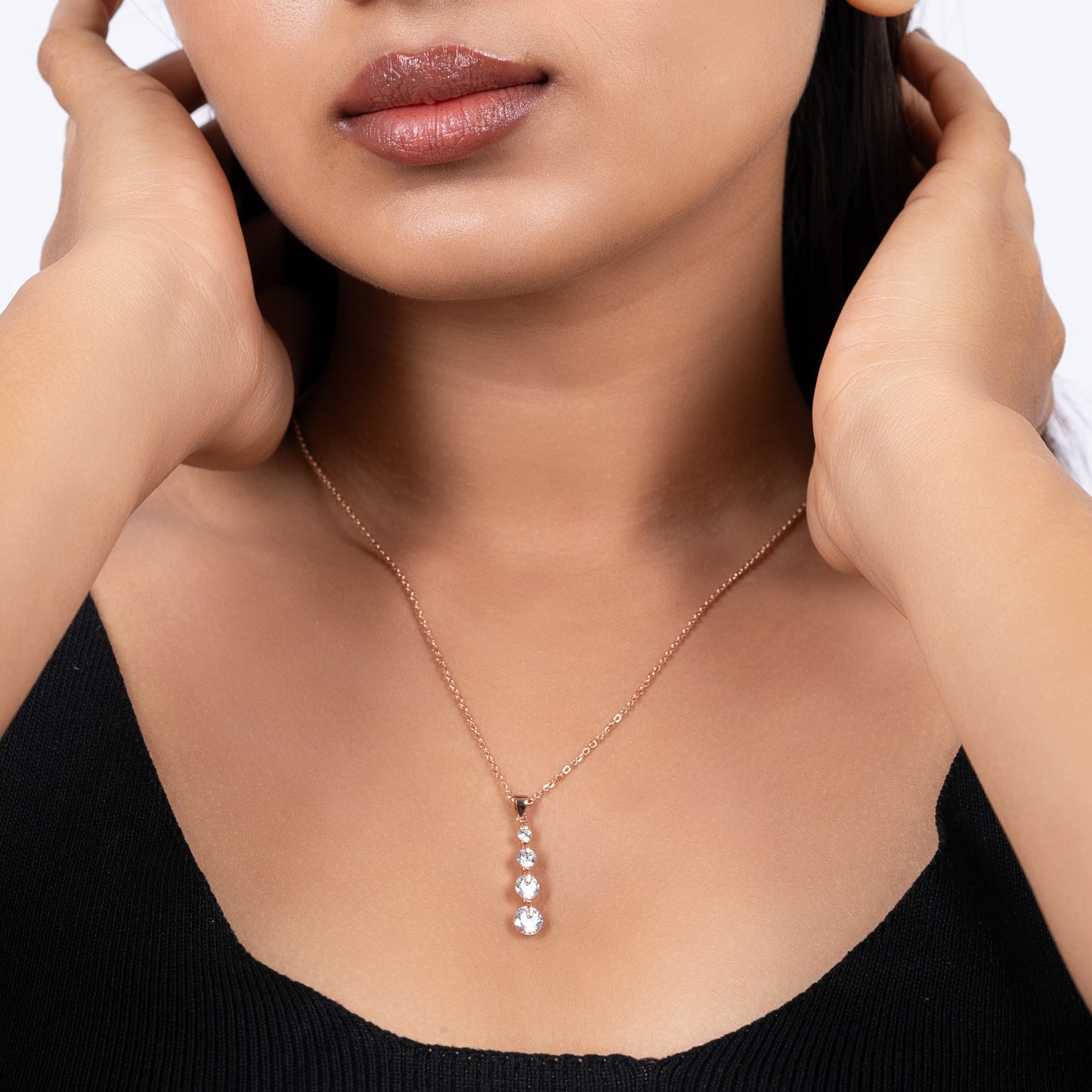 Silver Celestial Drop Pendant
