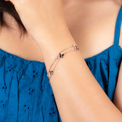 Noir Butterfly Bracelet