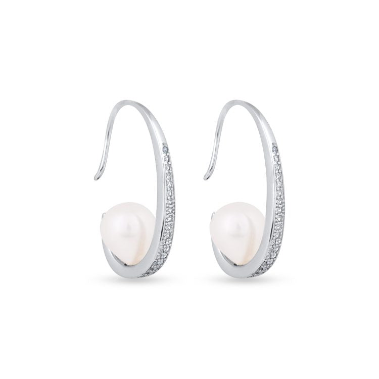 Twilight Pearl Path Hoops