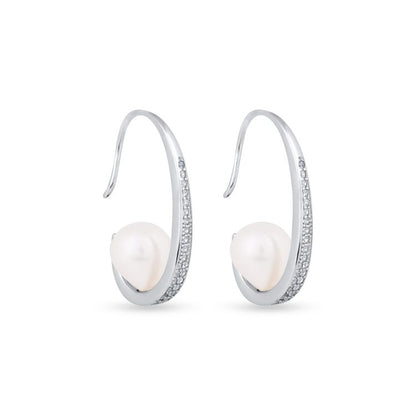 Twilight Pearl Path Hoops