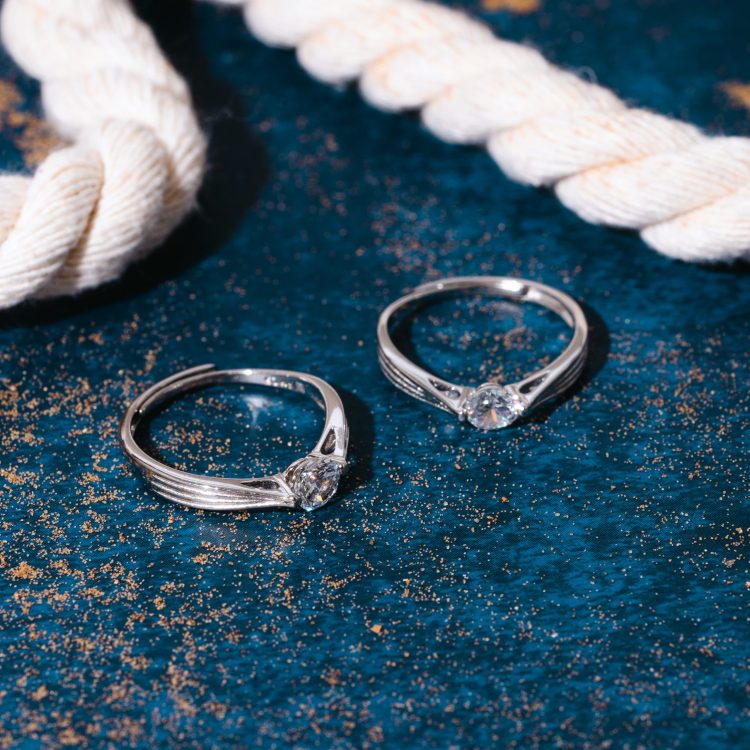 Luminous Minimalist Silver Ring