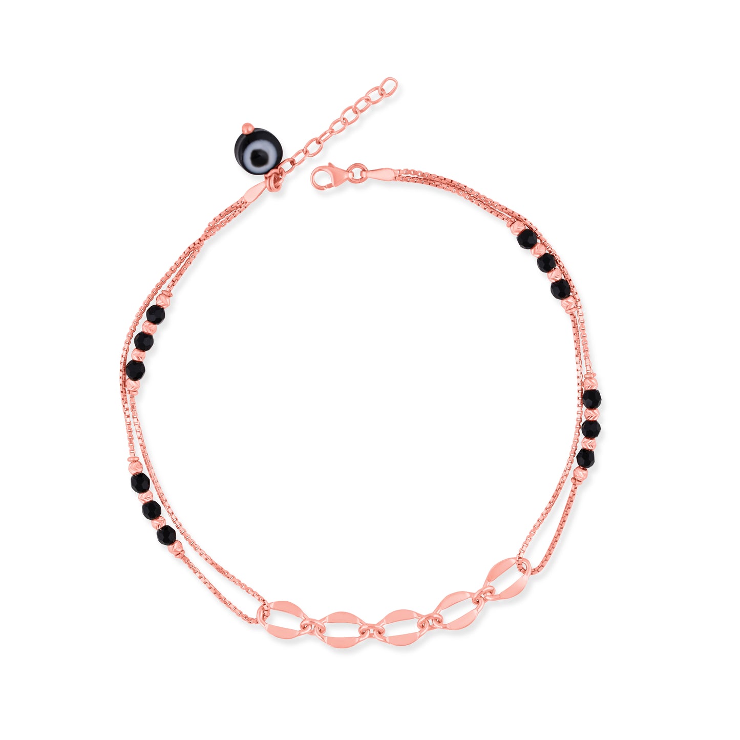 Evil Eye Link Anklet