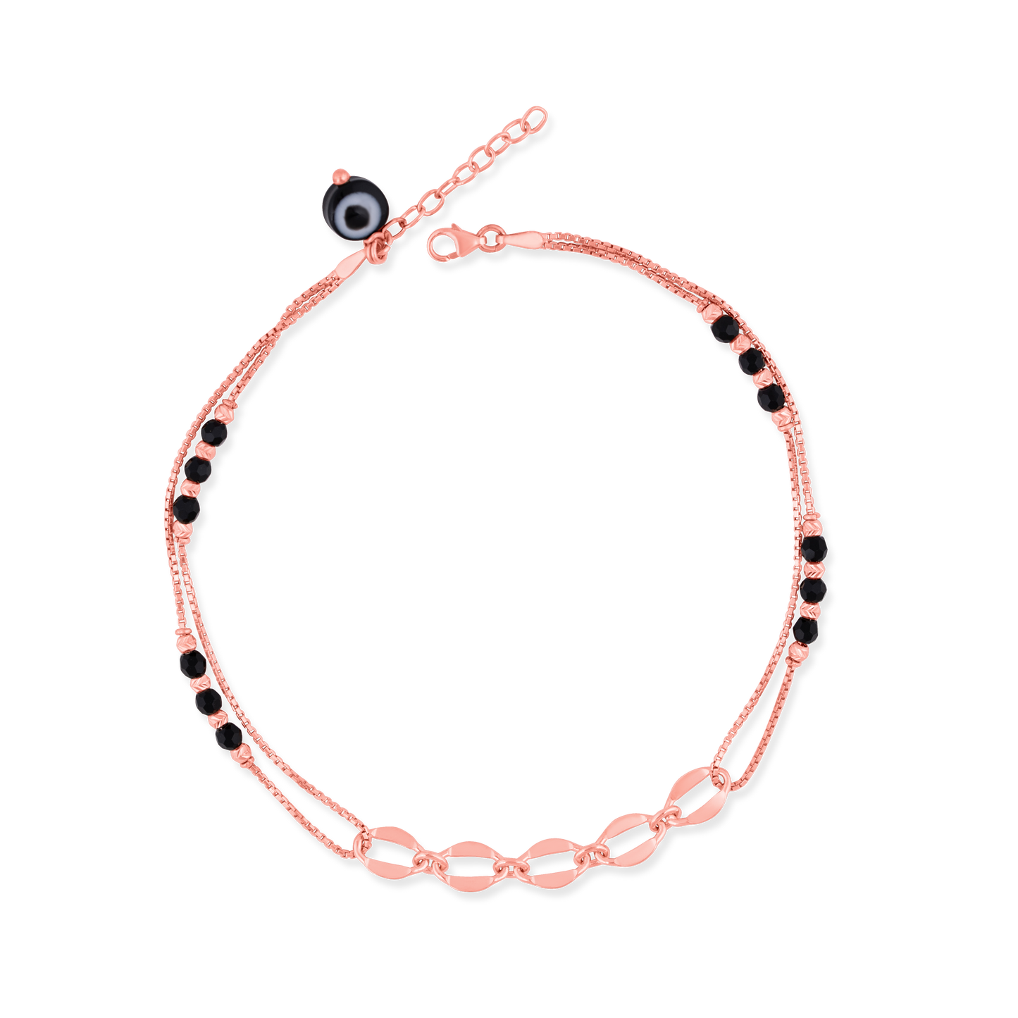 Evil Eye Link Anklet