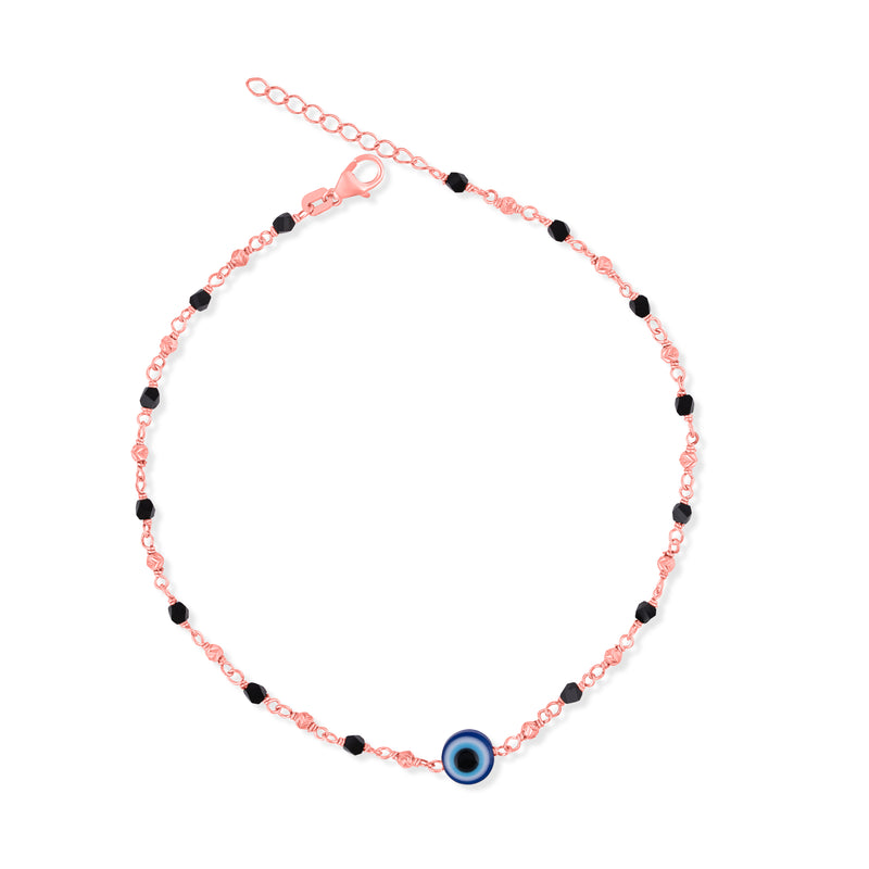 Rose Eye Charm Anklet