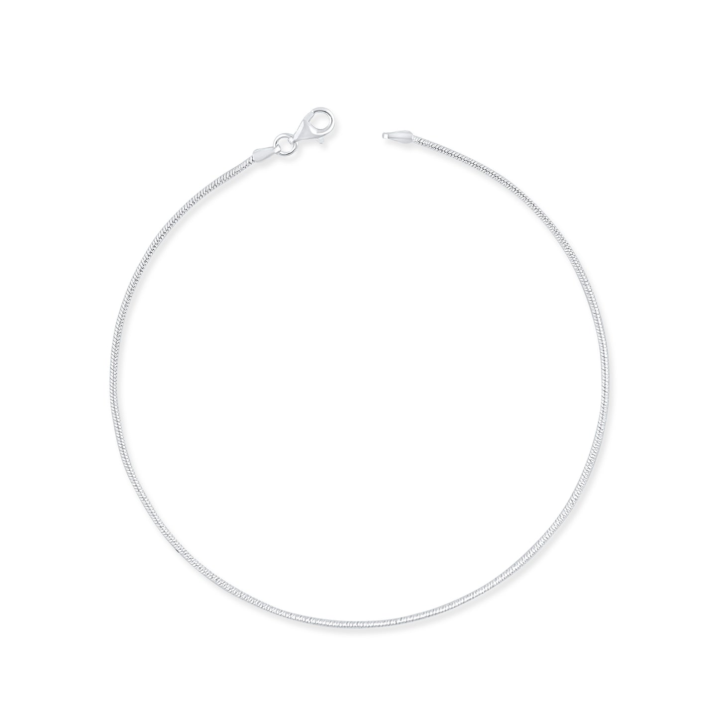 Silver Whisper Anklet