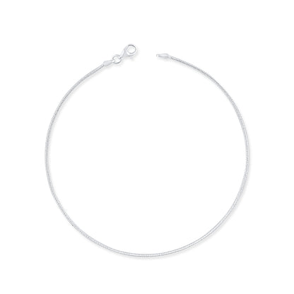 Silver Whisper Anklet