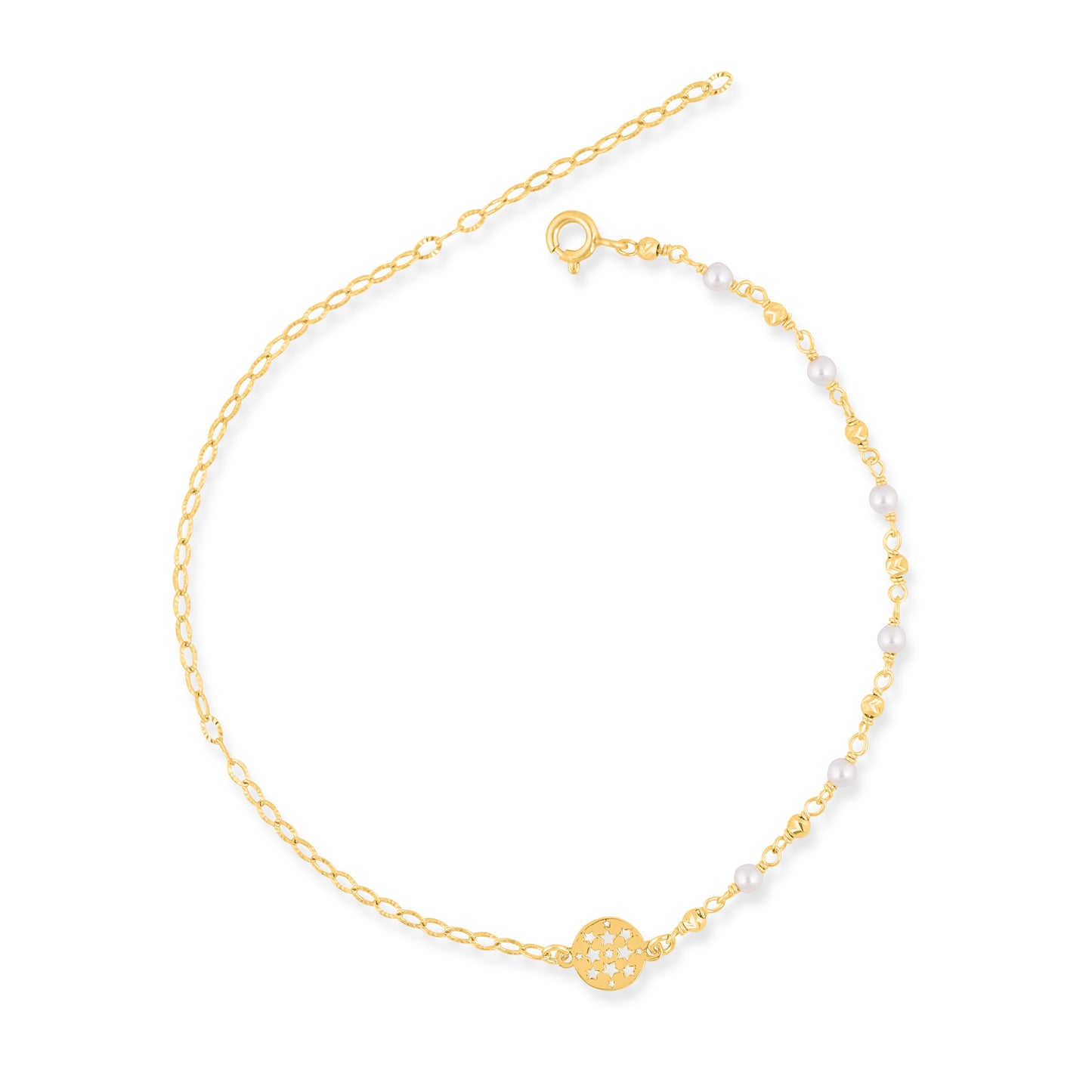 Celestial Gold Glow Anklet