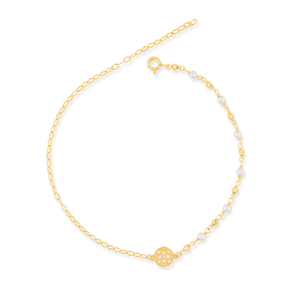 Celestial Gold Glow Anklet