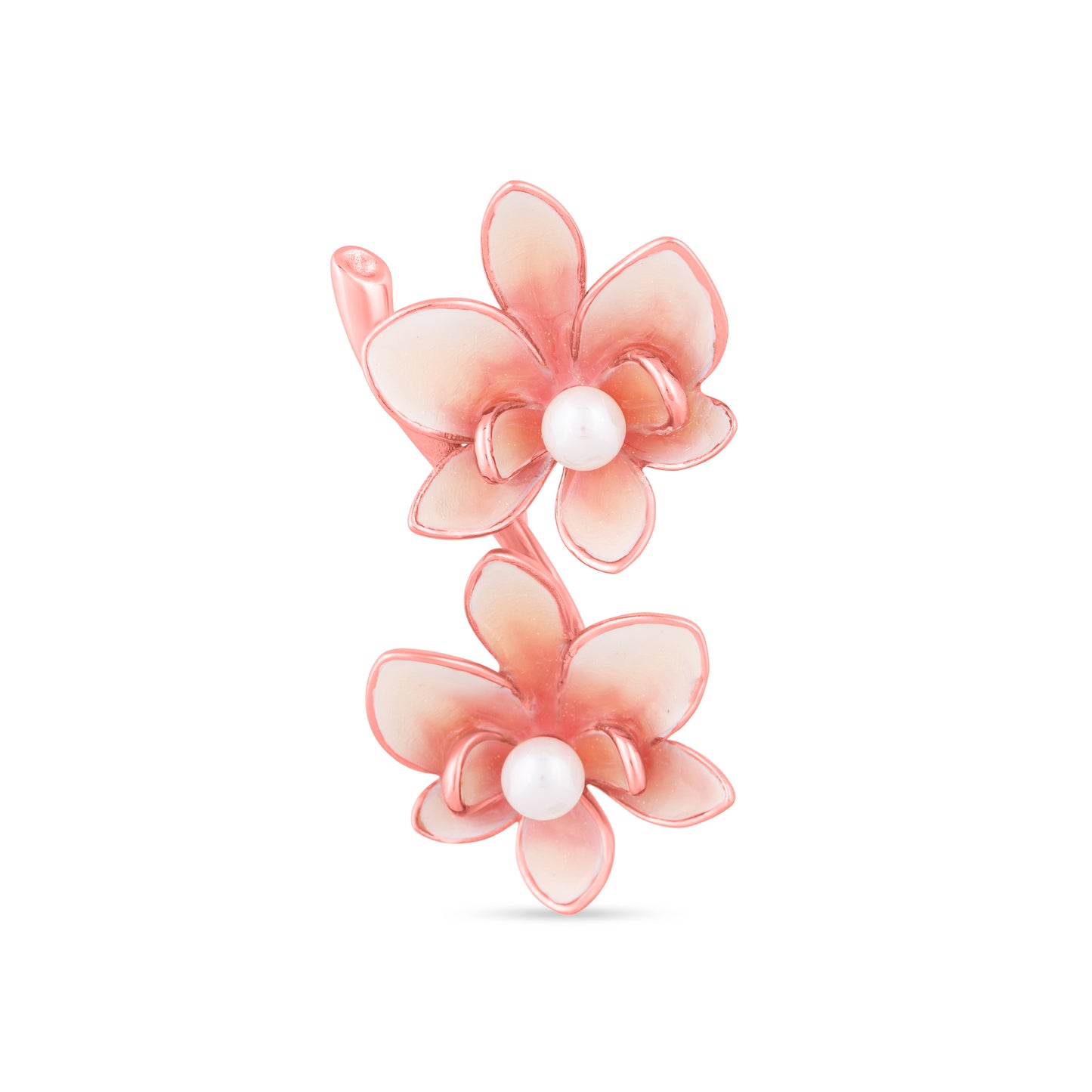 Blush Petal Duo Brooch